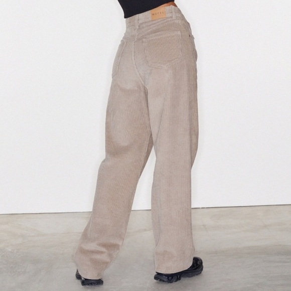 Motel Rocks Parallel Jeans Cord Smoke Size Extra Small - Picture 2 of 6